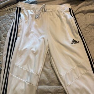 Adidas Kids White Track Pants